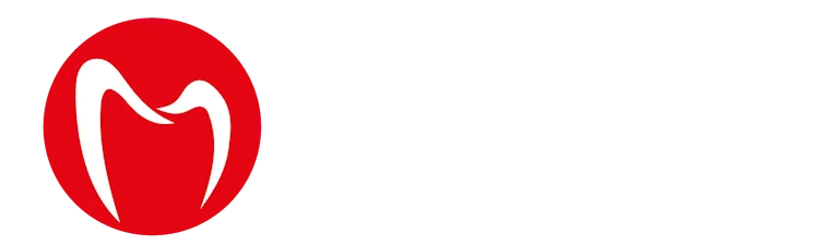 Logo rentgen stomatologiczny - białe